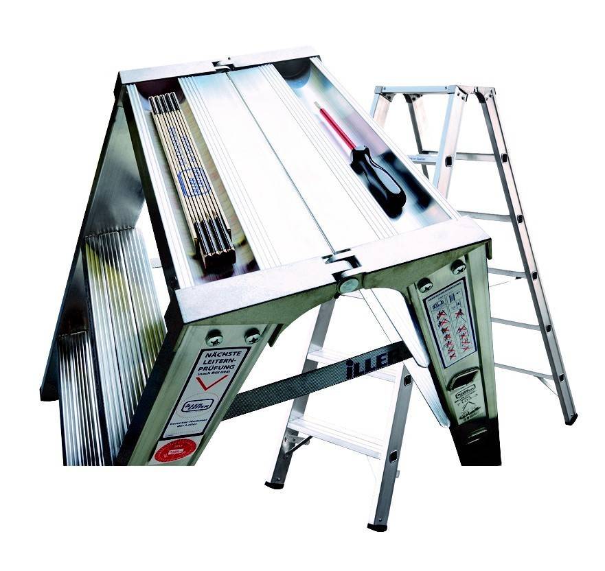 ILLER-LEITER Alu-Stufenstehleiter 7103-3