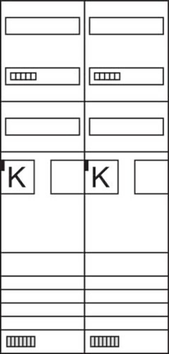 Hager Komplettfeld ZK3ET28N