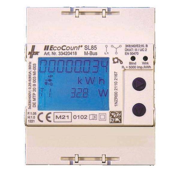 NZR Elektr.Hutschienenzähler EcoCount SL#43420405