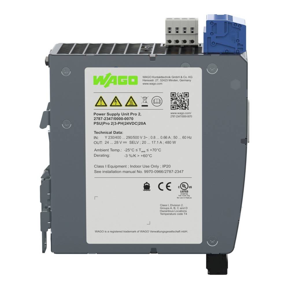 WAGO GmbH & Co. KG Stromversorgung 2787-2347/000-070
