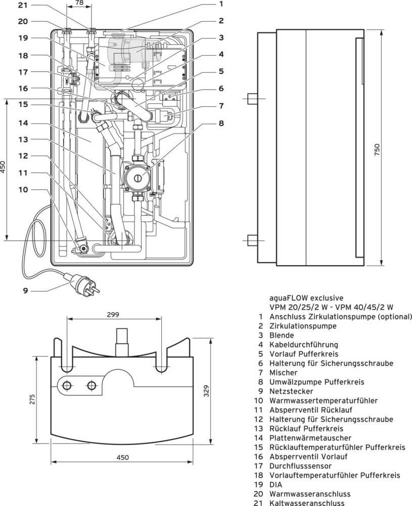 Vaillant Trinkwasserstation VPM 30/35/2 W