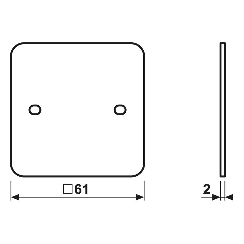 Jung Bodenplatte 328 WW