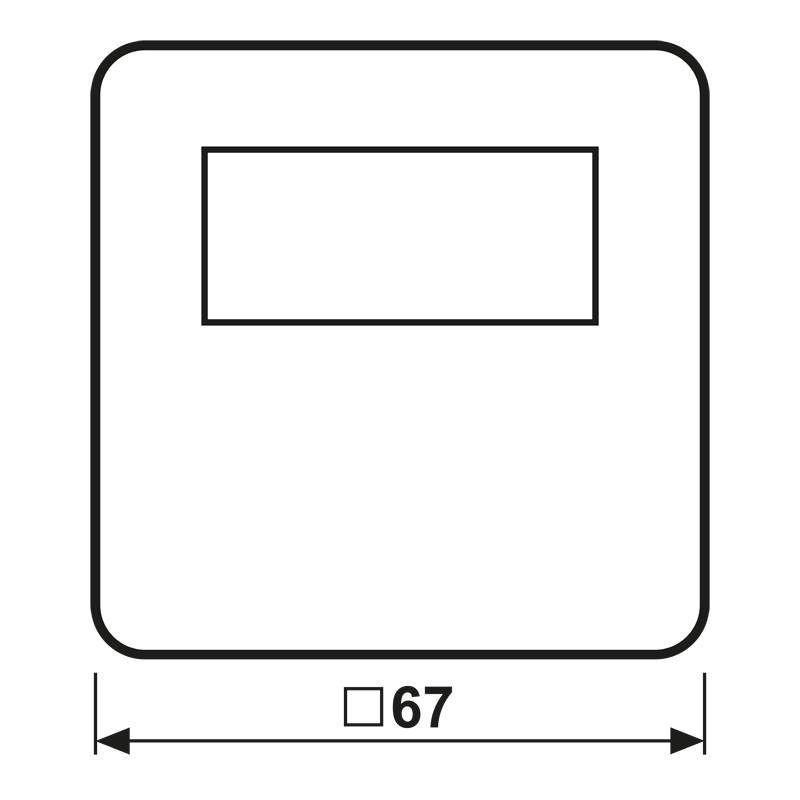Jung Raumthermostat BT CD 1791 SW