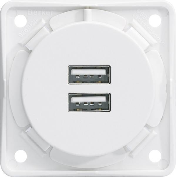 Berker USB-Ladesteckdose pws-mt 926102509