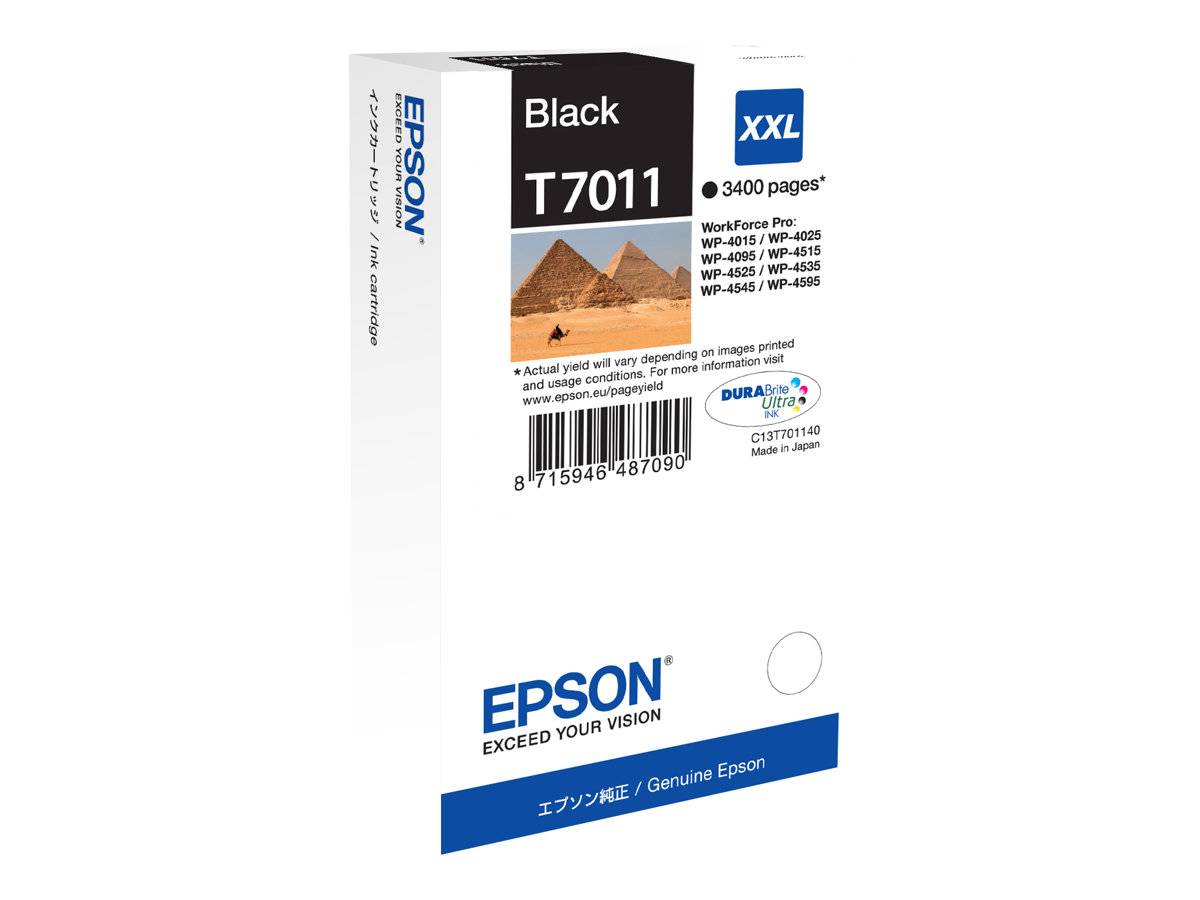 Epson T7011 - 63.2 ml - Größe XXL - Schwarz - original - Blisterverpackung - Tin