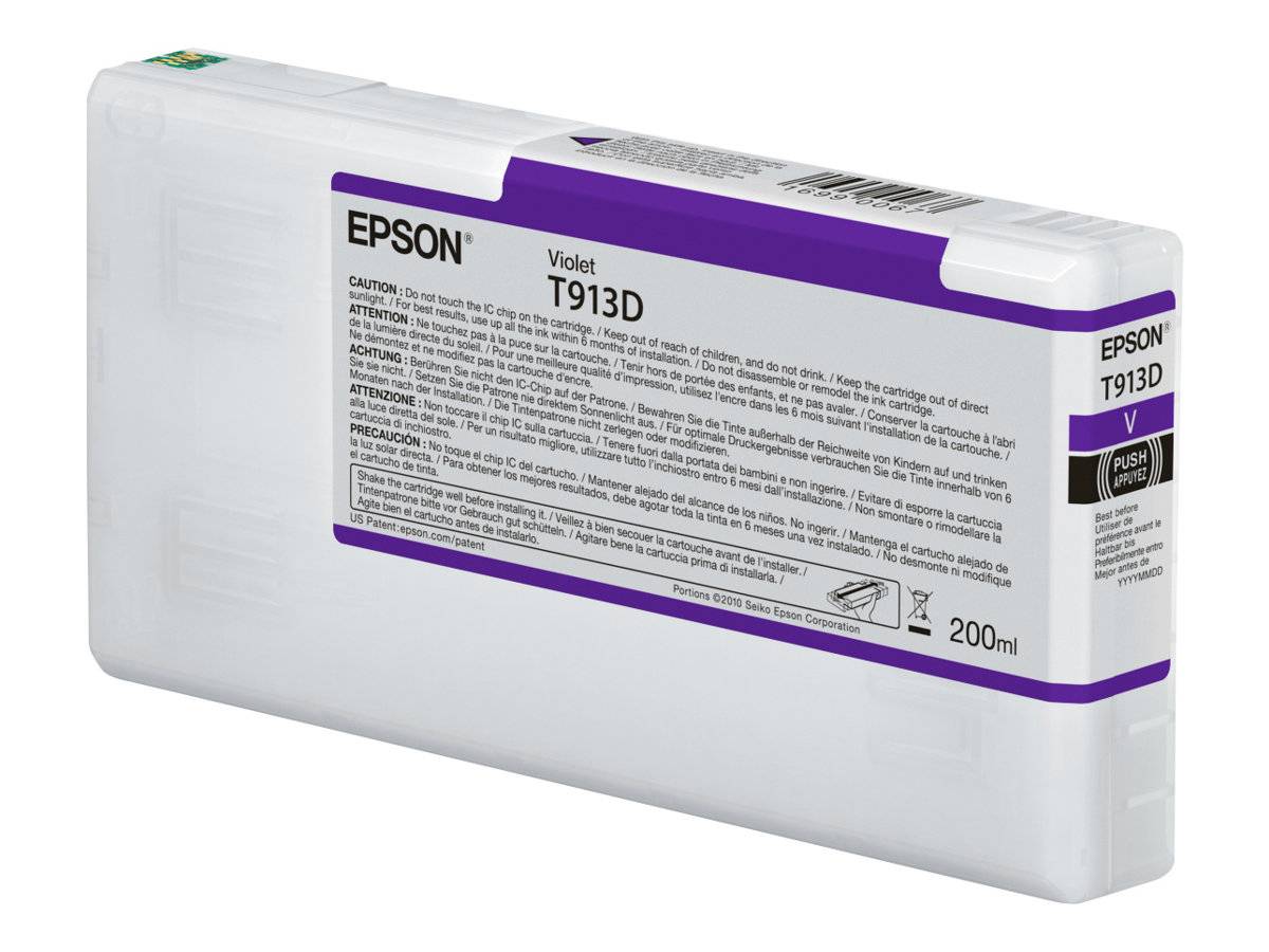 Epson T913D - 200 ml - violett - Original - Tintenpatrone - für SureColor SC-P50