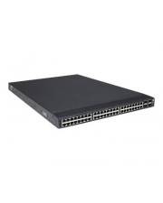 HP Enterprise 5900AF-48XGT-4QSFP+ B-F Bundle Switch verwaltet 48 x 1000/10000 + 4 x 40 Gigabit QSFP+ an Rack montierbar Packung mit 4