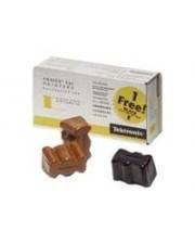 Xerox ColorStix Schwarz Gelb feste Tinten für Phaser 840 Extended 2 gelb +1 schwarz