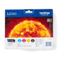 Brother LC980VALBP - 4er-Pack - Schwarz, Gelb, Cyan, Magenta