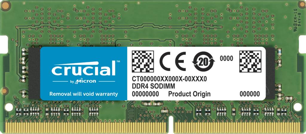 Crucial - DDR4 - Kit - 64 GB: 2 x 32 GB - SO DIMM 260-PIN
