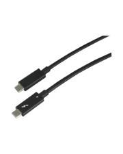 Zwei schwarze USB-C-Kabel mit angezeigten Steckern auf weißem Hintergrund.