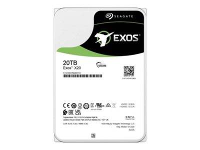Seagate Exos X20 ST20000NM003D - Festplatte - verschlüsselt - 20 TB - intern - S