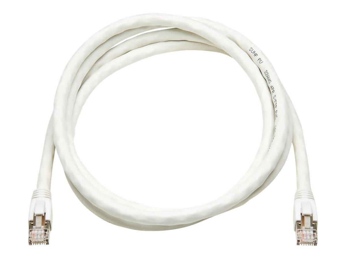 Tripp Cat8 25G/40G-Certified Snagless S/FTP Ethernet Cable (RJ45 M/M) - PoE - Wh