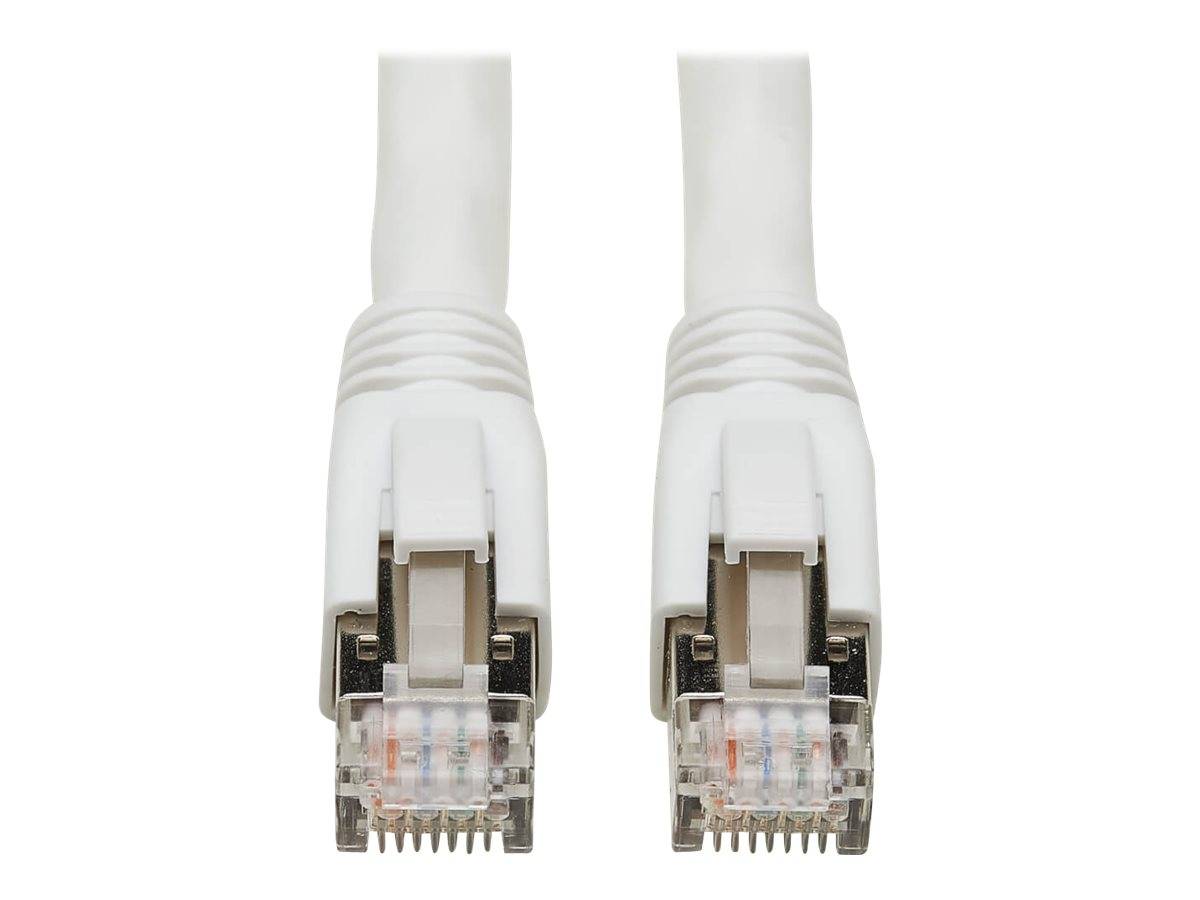 Tripp Cat8 25G/40G-Certified Snagless S/FTP Ethernet Cable (RJ45 M/M) - PoE - Wh