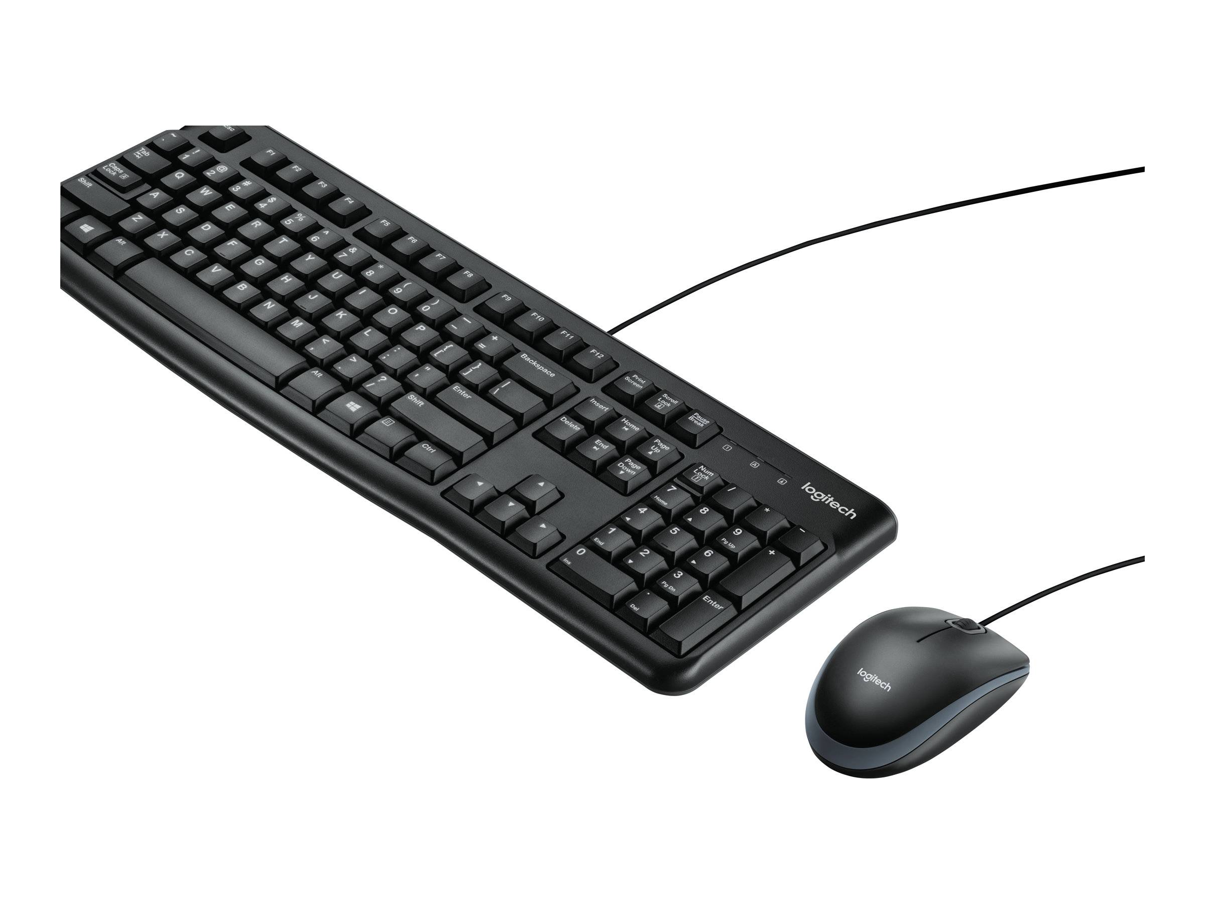 Logitech Desktop MK120 - Tastatur-und-Maus-Set - USB - Portugiesisch
