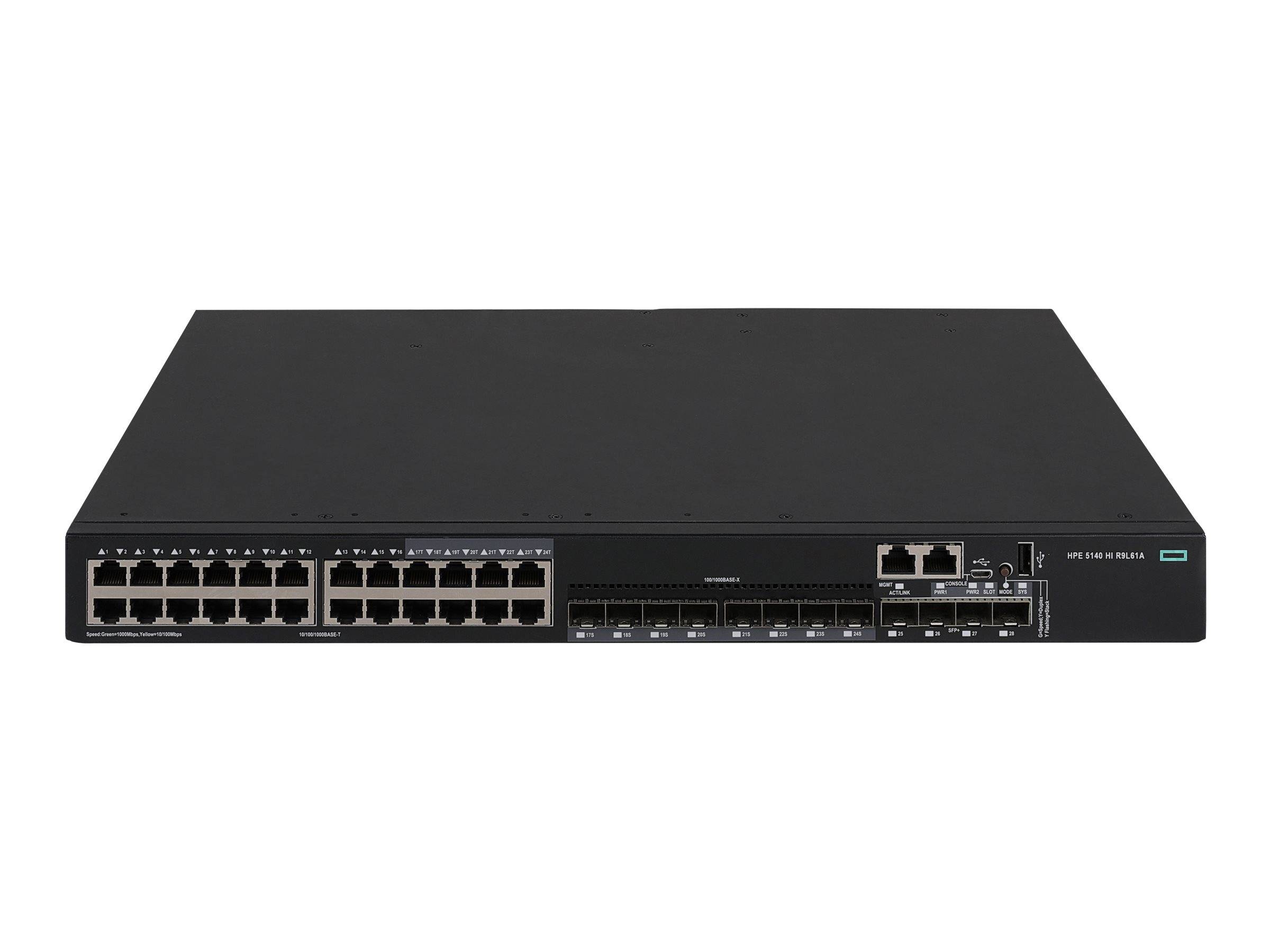 HPE FlexNetwork 5140 HI - Switch - 1 Slot - L3 - managed - 24 x 10/100/1000 + 8