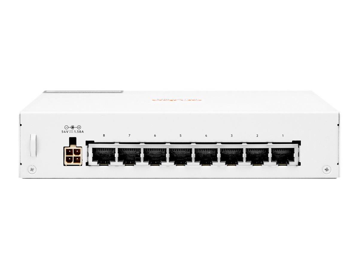 HPE Aruba Instant On 1430 8G Class4 PoE 64W Switch - Switch - unmanaged - 8 x 10