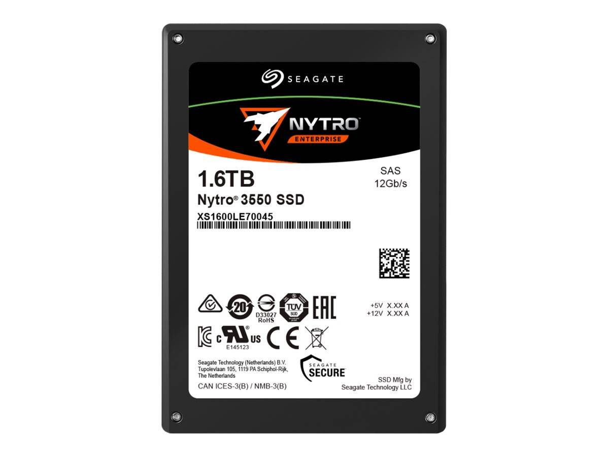 Seagate Nytro 3550 XS1600LE70045 - SSD - Mixed Workloads - 1.6 TB - intern - 2.5