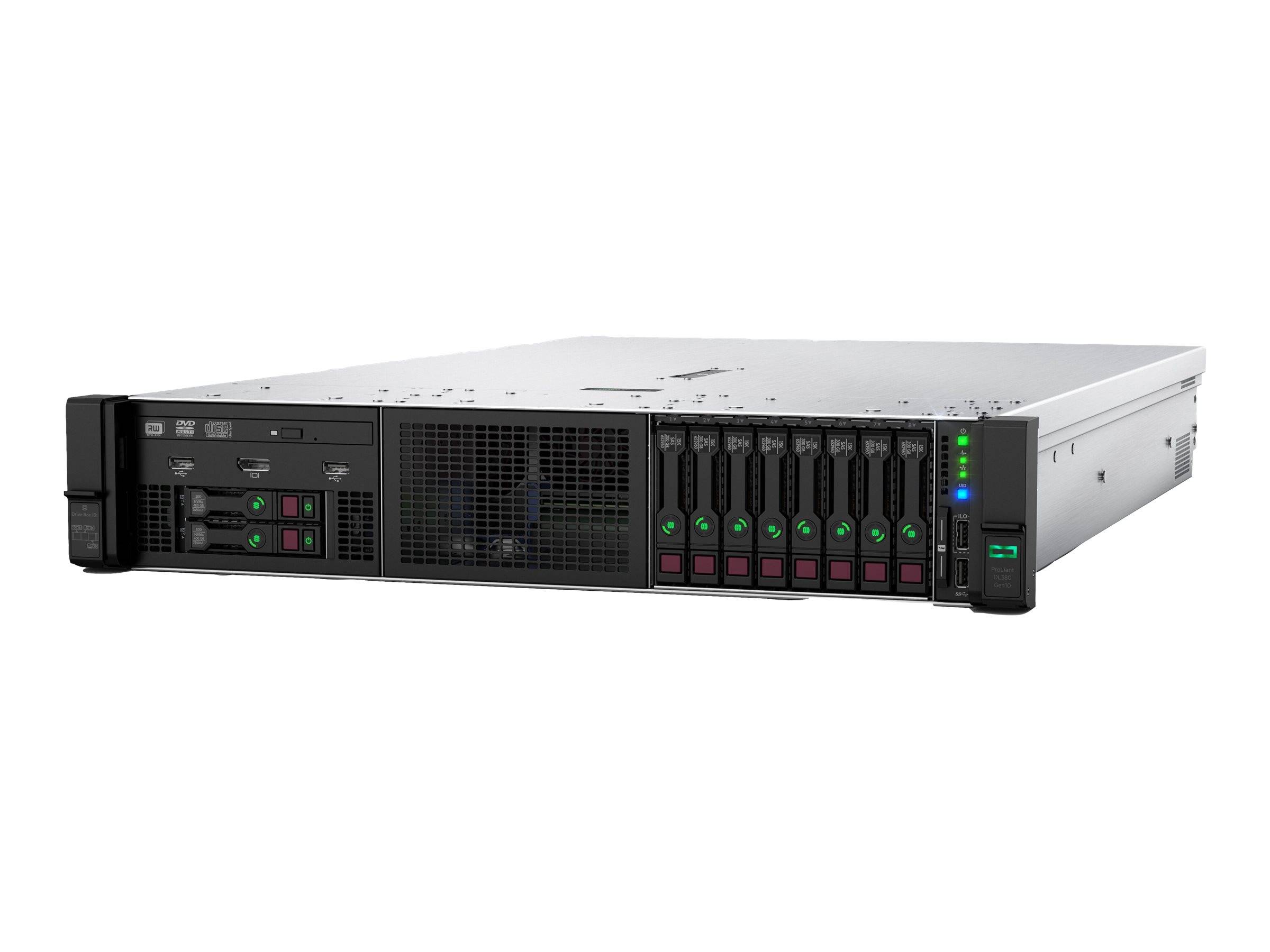 HPE ProLiant DL380 Gen10 - Server - Rack-Montage - 2U - zweiweg - 1 x Xeon Gold 5218 / 2.3 GHz - RAM 32 GB - SATA/SAS -