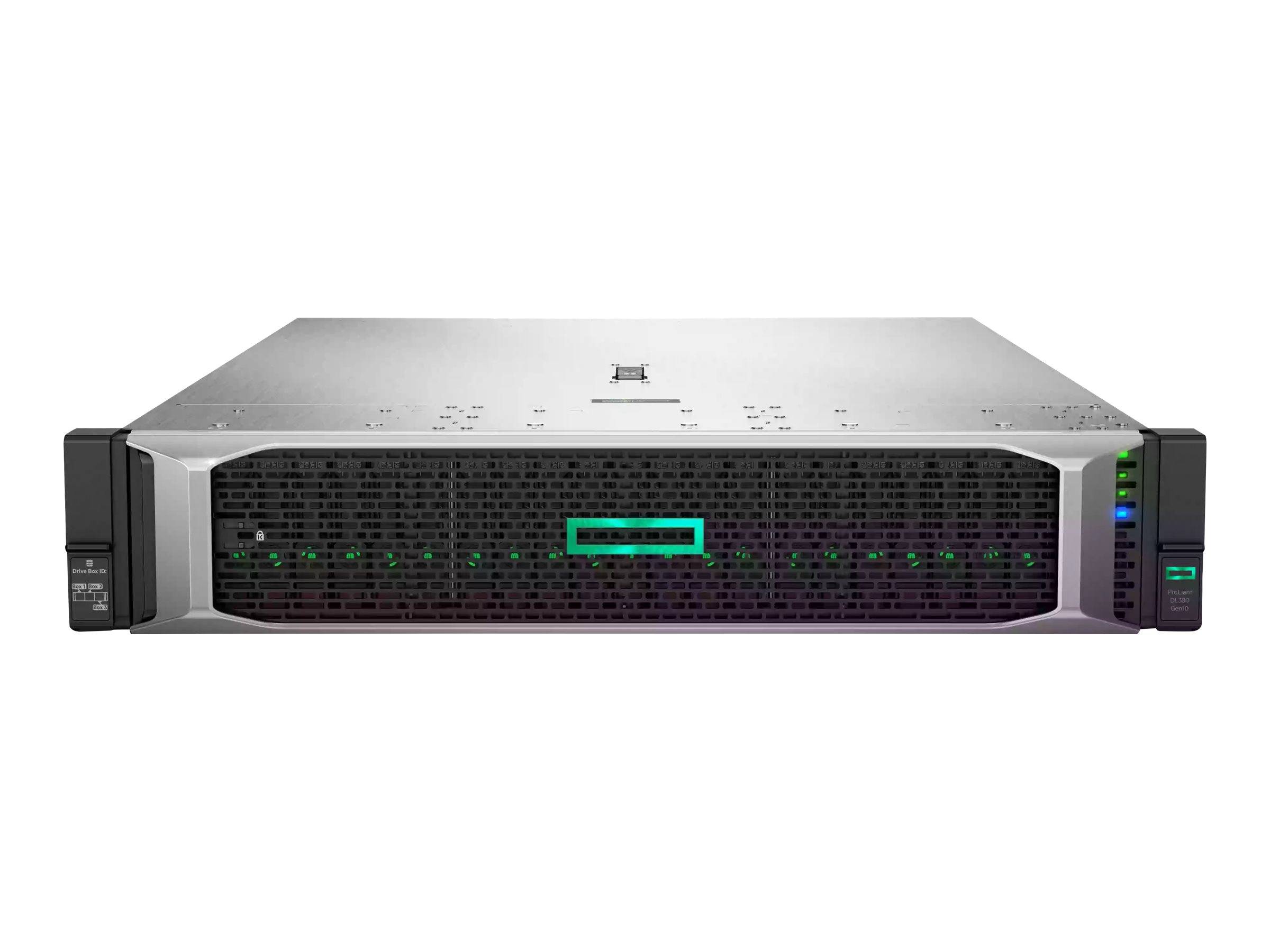 HPE ProLiant DL380 Gen10 - Server - Rack-Montage - 2U - zweiweg - 1 x Xeon Silver 4210R / 2.4 GHz - RAM 32 GB - SATA/SAS