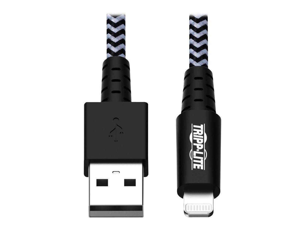 TRIPP - Eaton Tripp Lite Series Heavy-Duty USB-A to Lightning Sync/Charge Cable, MFi Certified - M/M, USB 2.0, 10 ft. (3