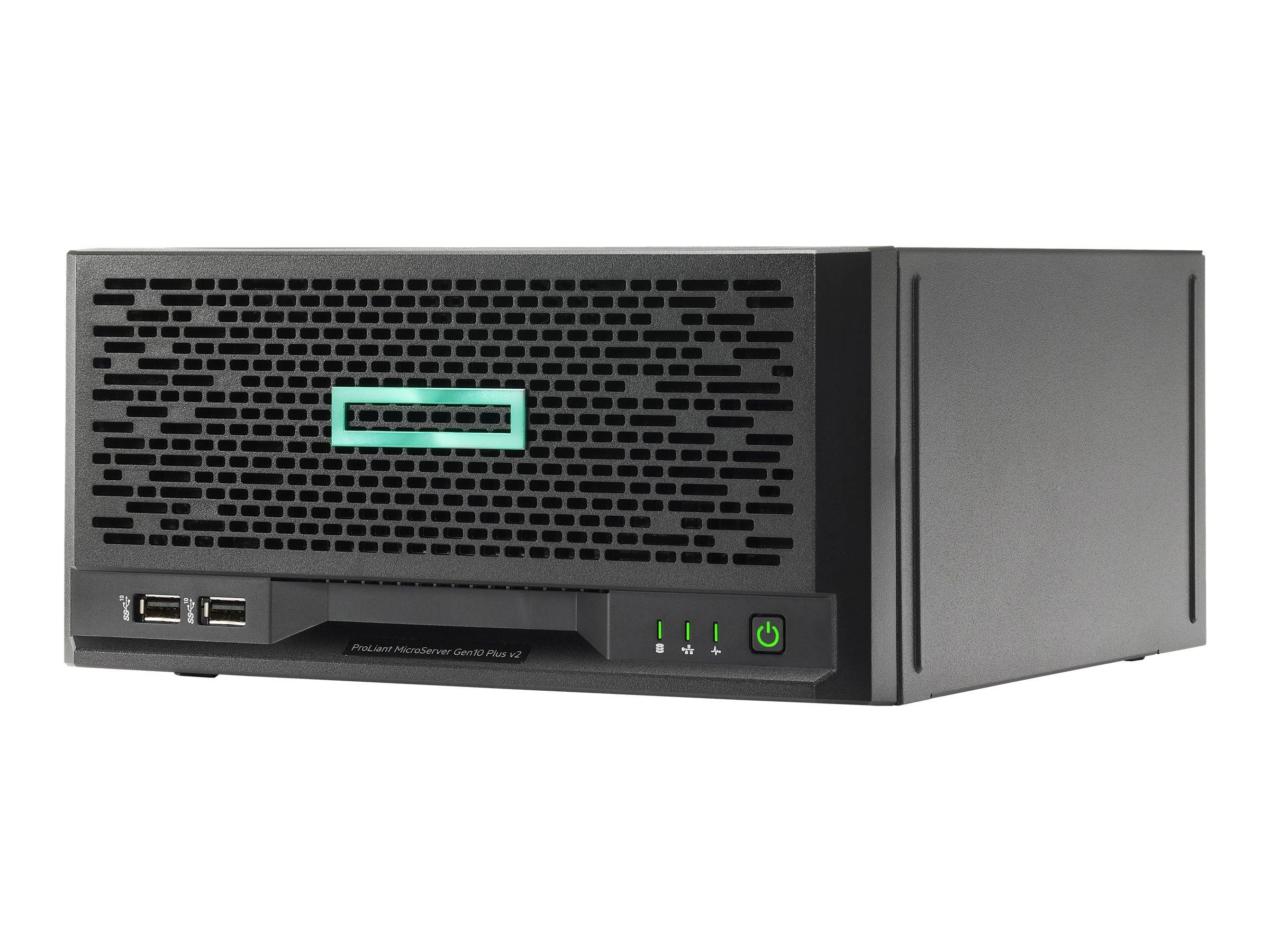 HPE ProLiant MicroServer Gen10 Plus v2 Performance 1 - Server - Ultra-Micro-Tower - 1-Weg - 1 x Xeon E-2314 / 2.8 GHz -
