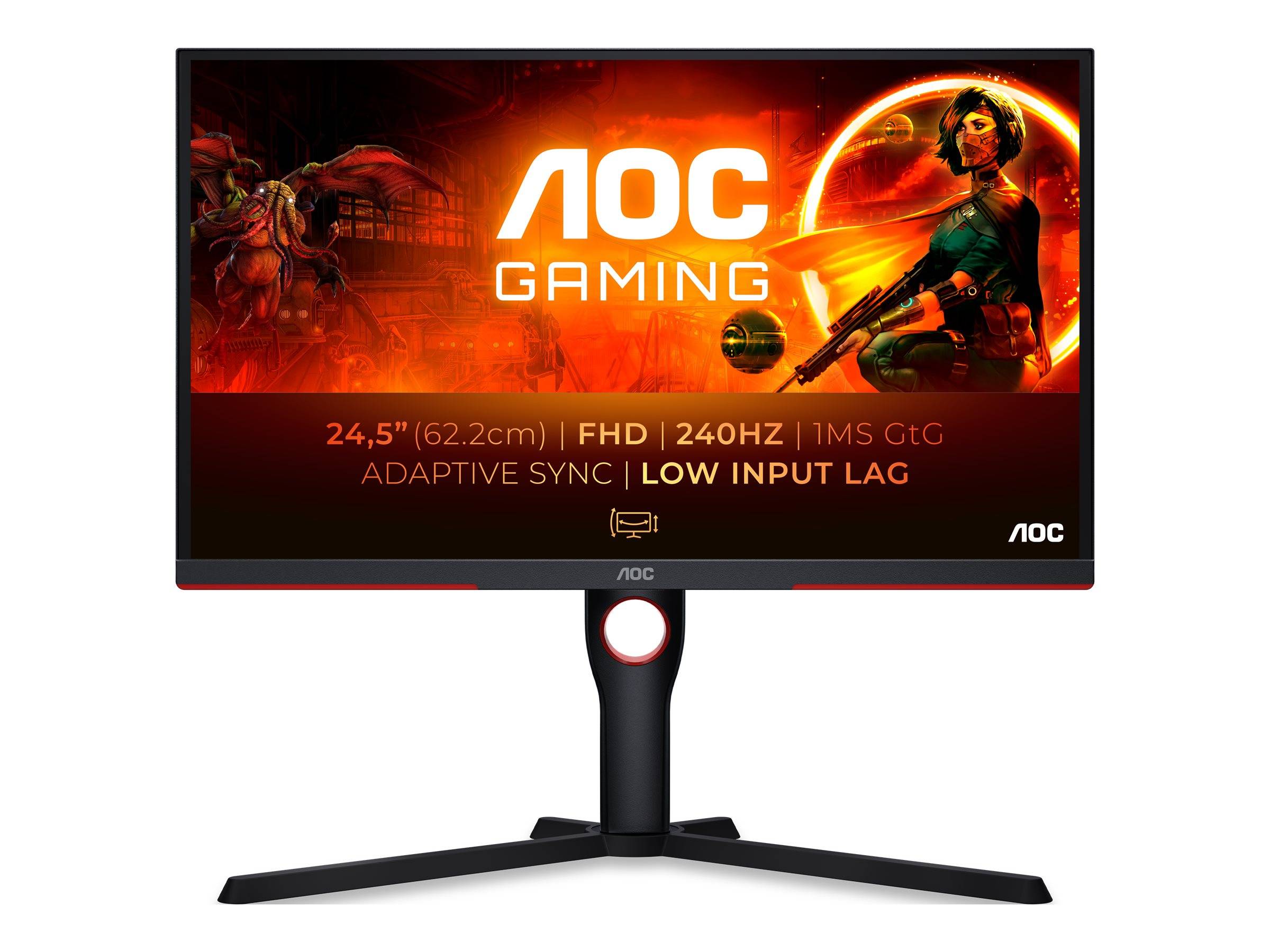 AOC Gaming 25G3ZM/BK - G3 Series - LED-Monitor - Gaming - 63.5 cm (25"")
