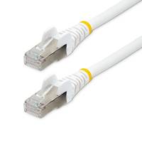 StarTech.com 5m CAT6a Ethernet Cable - White - Low Smoke Zero Halogen (LSZH)