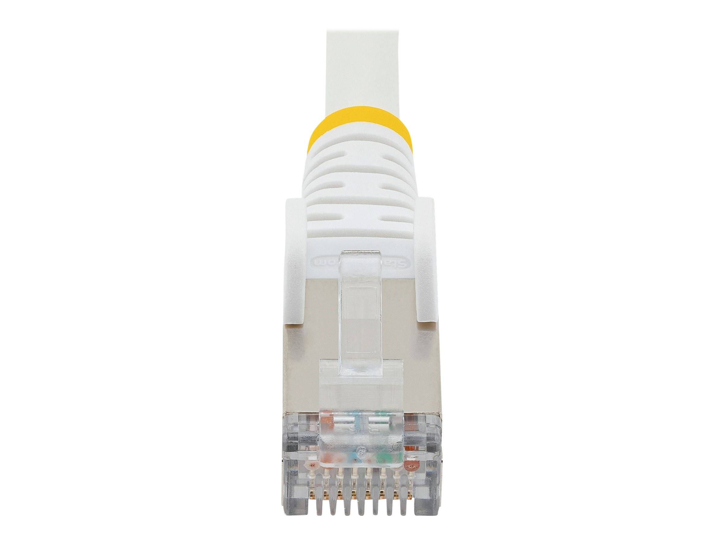 StarTech.com 5m CAT6a Ethernet Cable - White - Low Smoke Zero Halogen (LSZH)