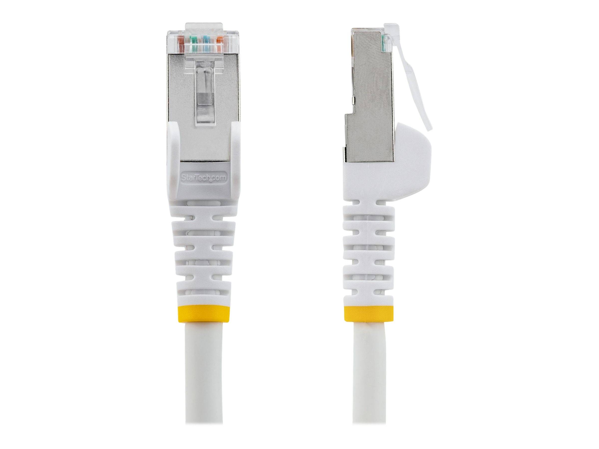 StarTech.com 5m CAT6a Ethernet Cable - White - Low Smoke Zero Halogen (LSZH)