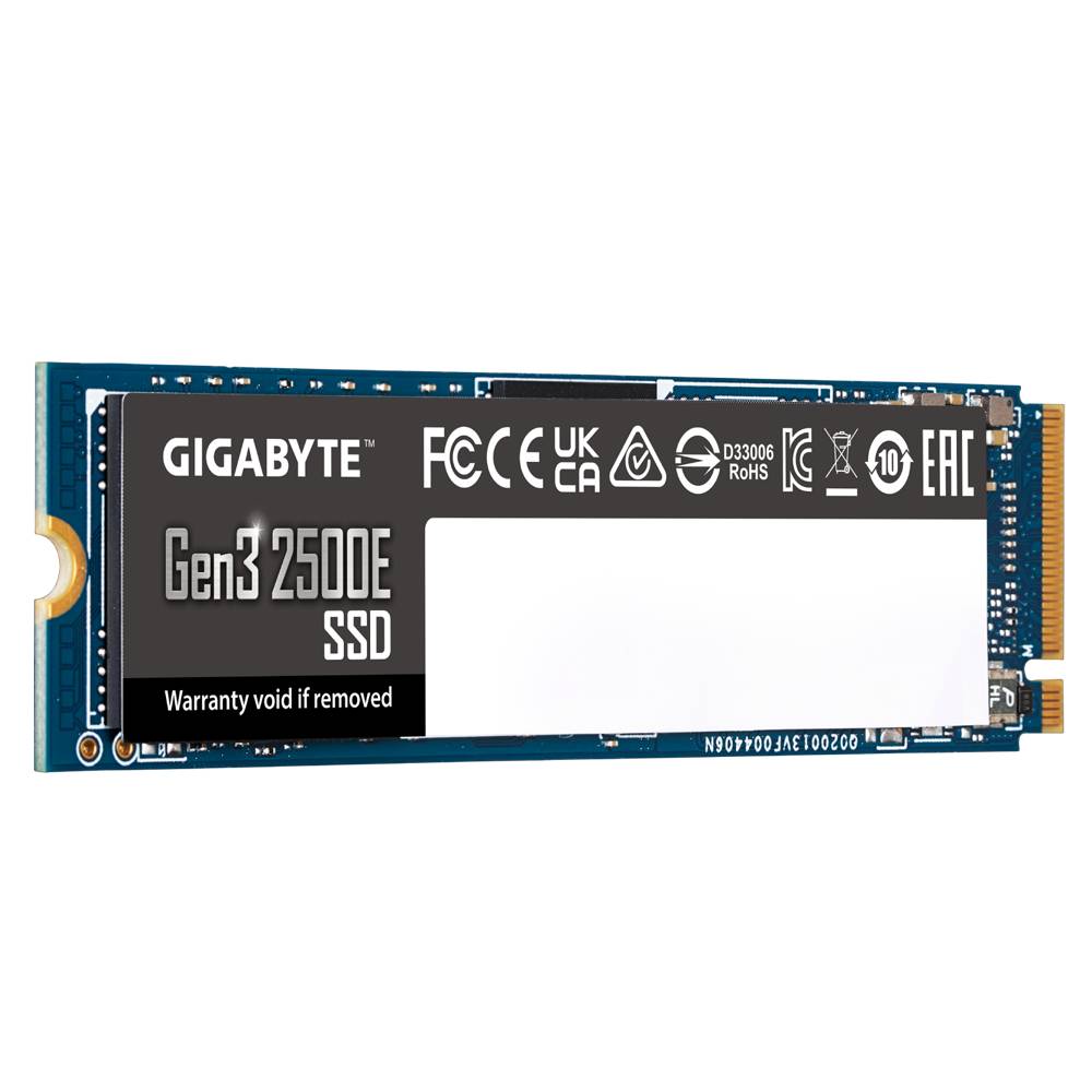 Gigabyte Gen3 2500E - SSD - 1 TB - intern - M.2 2280 - PCIe 3.0 x4 (NVMe)