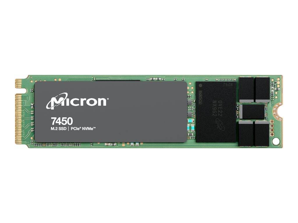 Micron 7450 PRO - SSD - Enterprise - 480 GB - intern - M.2 2280 - PCIe 4.0 (NVMe)