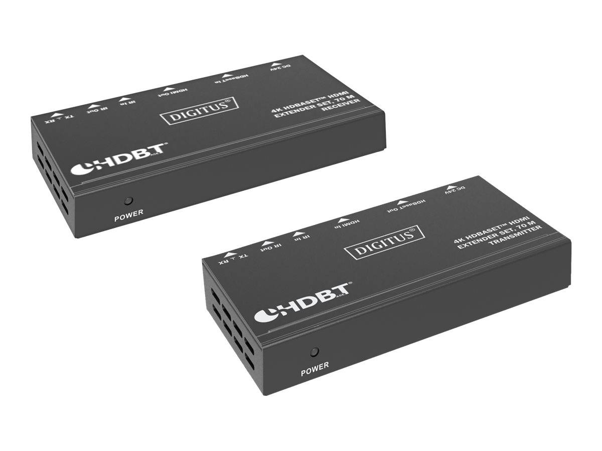 DIGITUS - 4K HDBaseT HDMI Extender Set, 70 m