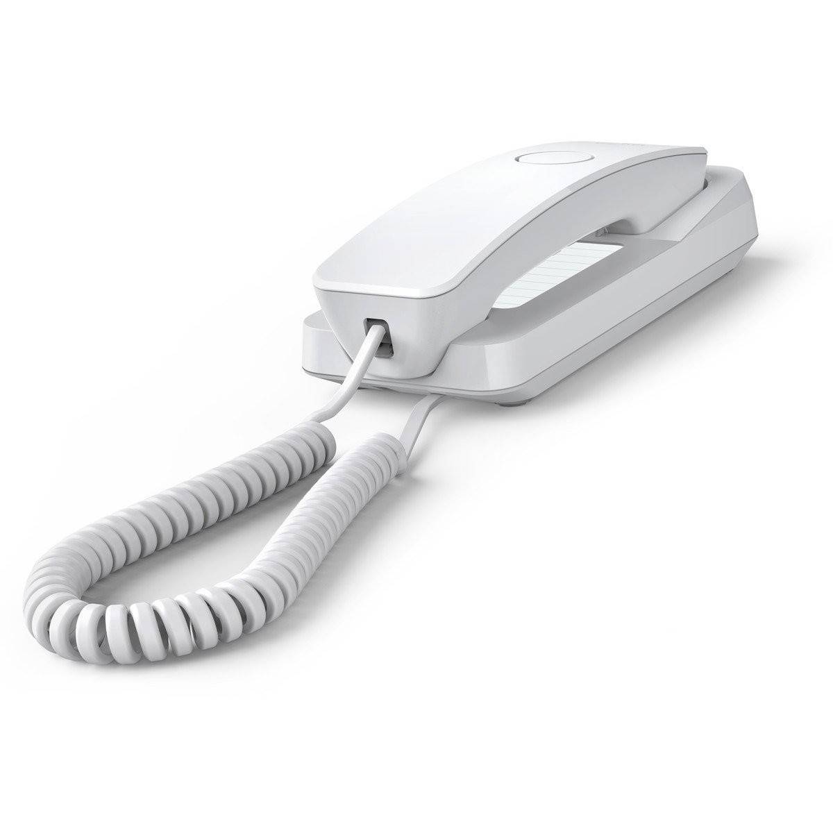 Gigaset Desk 200 - Telefon mit Schnur - weiß - MFV- /Impulswahl - Wahlwiederholu