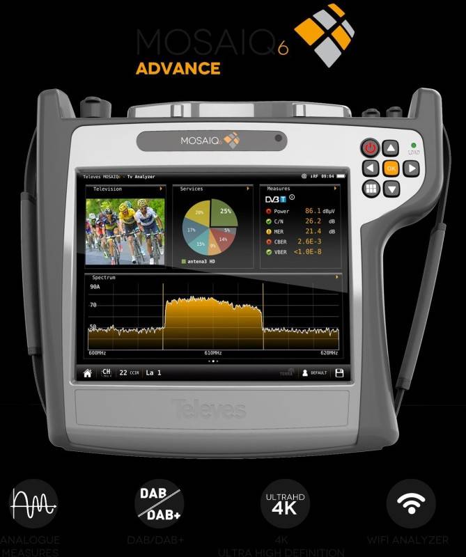 Televes MOSAIQ-Messgerät Advance MOSAIQ6A-K