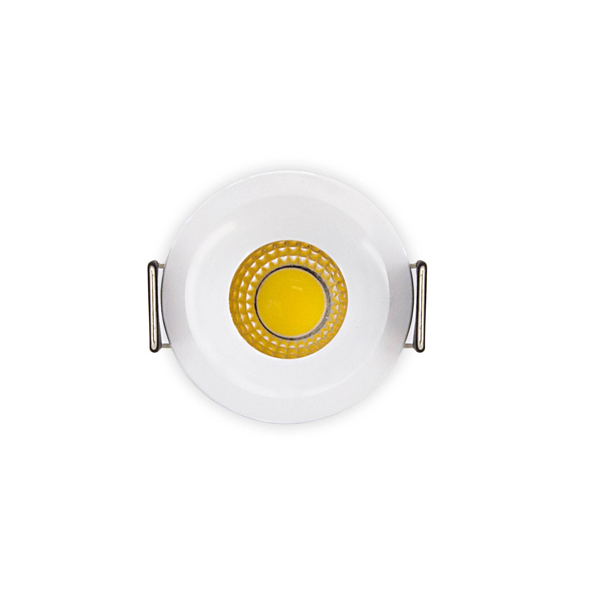 PremiumX LED Mini Spotlight Einbauspots 3W 240V 3000K 300LM Deckenspot Decken-Einbau-Strahler warmweiß ALU weiß Einbauleuchte Spot-Strahler