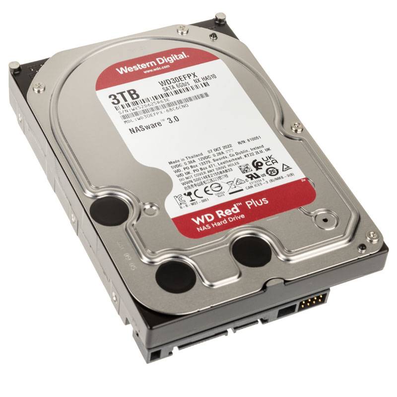 WD Red Plus 3TB 256MB 3,5 Zoll SATA 6Gb/s