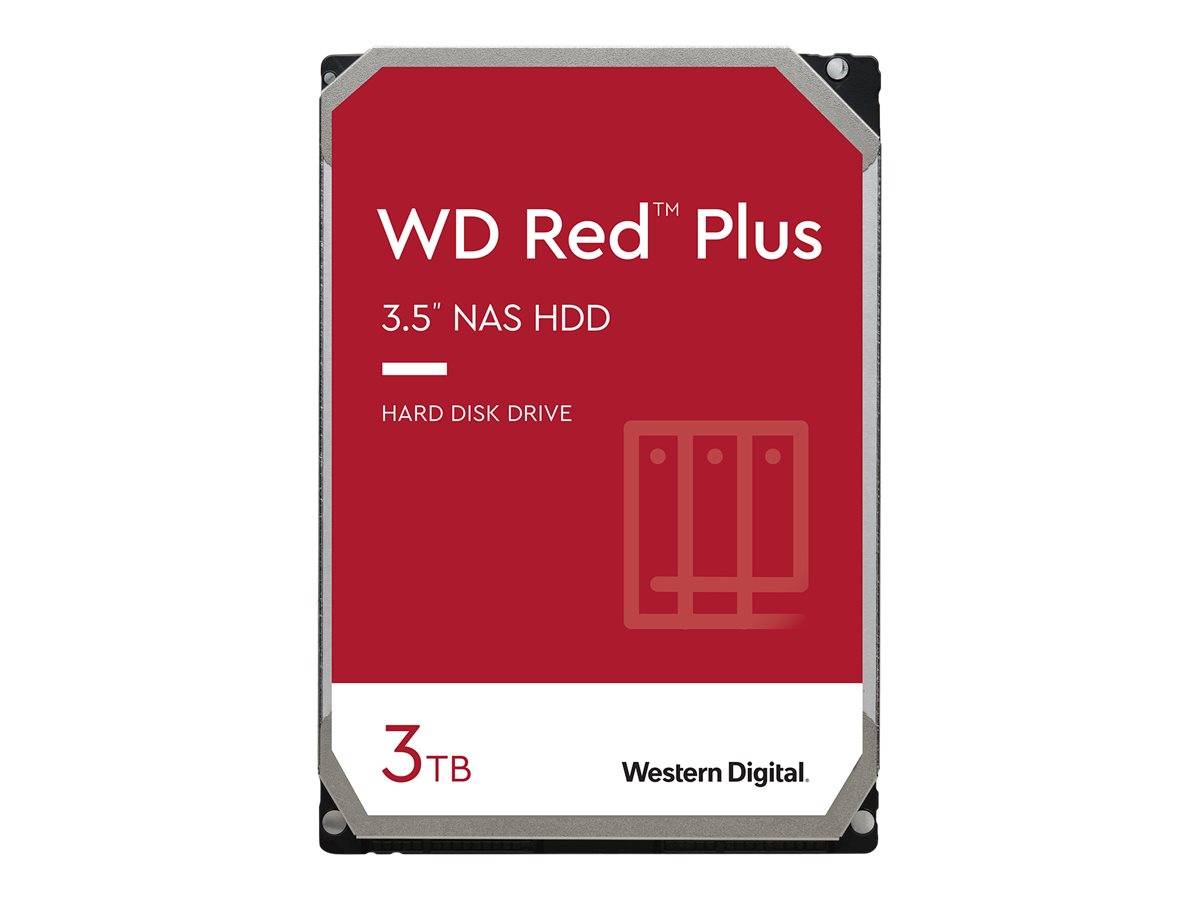 WD Red Plus WD30EFPX - Festplatte - 3 TB - intern - 3.5"" (8.9 cm)