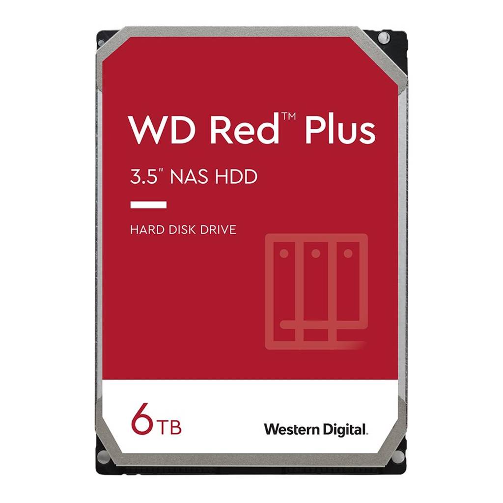 WD Red Plus WD60EFPX - Festplatte - 6 TB - intern - 3.5"" (8.9 cm)
