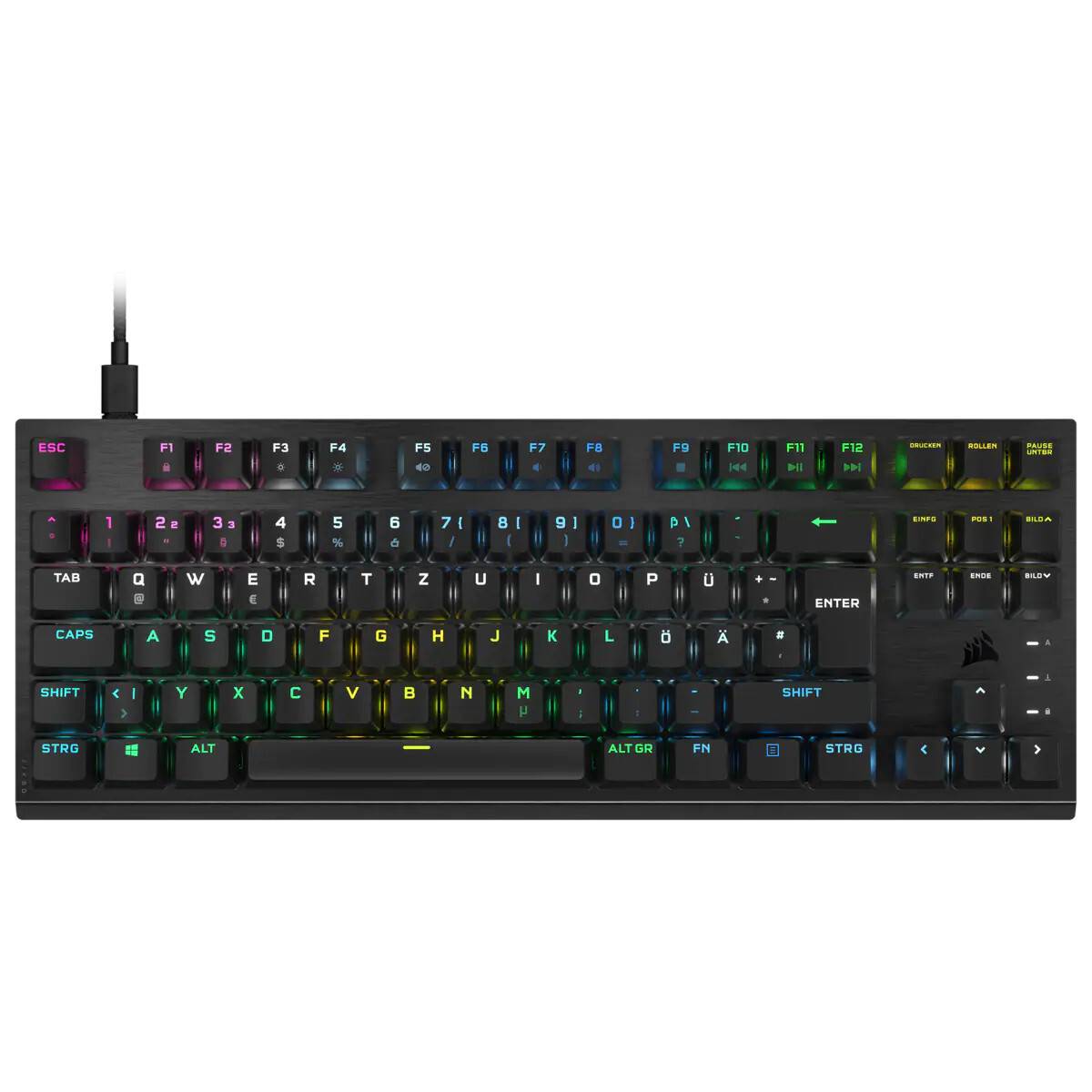 K60 PRO TKL RGB Optische Mechanische Tenkeyless Tastatur - OPX Key Switch DE