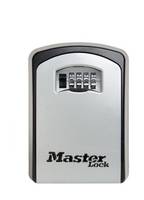MASTERLOCK - MASTER LOCK 5403EURD, Metall, Schwarz, Grau, 1 Haken, Zahlenschloss, 105 x 51 x 146 mm, 79 x 42 x 117 mm