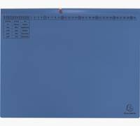 Exacompta 370407B, Konventioneller Dateiordner, Karton, Blau, 320 g/m², 265 mm, 316 mm