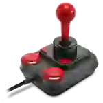 Joystick COMPETITON PRO EXTRA USB, schwarz-rot Joystick COMPETITON PRO EXTRA USB, schwarz-rot