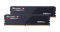 Zwei übereinander gestapelte G.SKILL Ripjaws S5 Desktop-RAM-Module auf weißem Hintergrund.