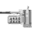 Targus ASP96RGL - 2 m - Zahlenschloss - Galvanisiertes Stahl - Silber4.8 x 1.8 x