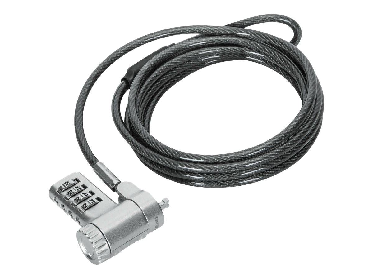 Targus DEFCON - Sicherheitskabelschloss - Silber