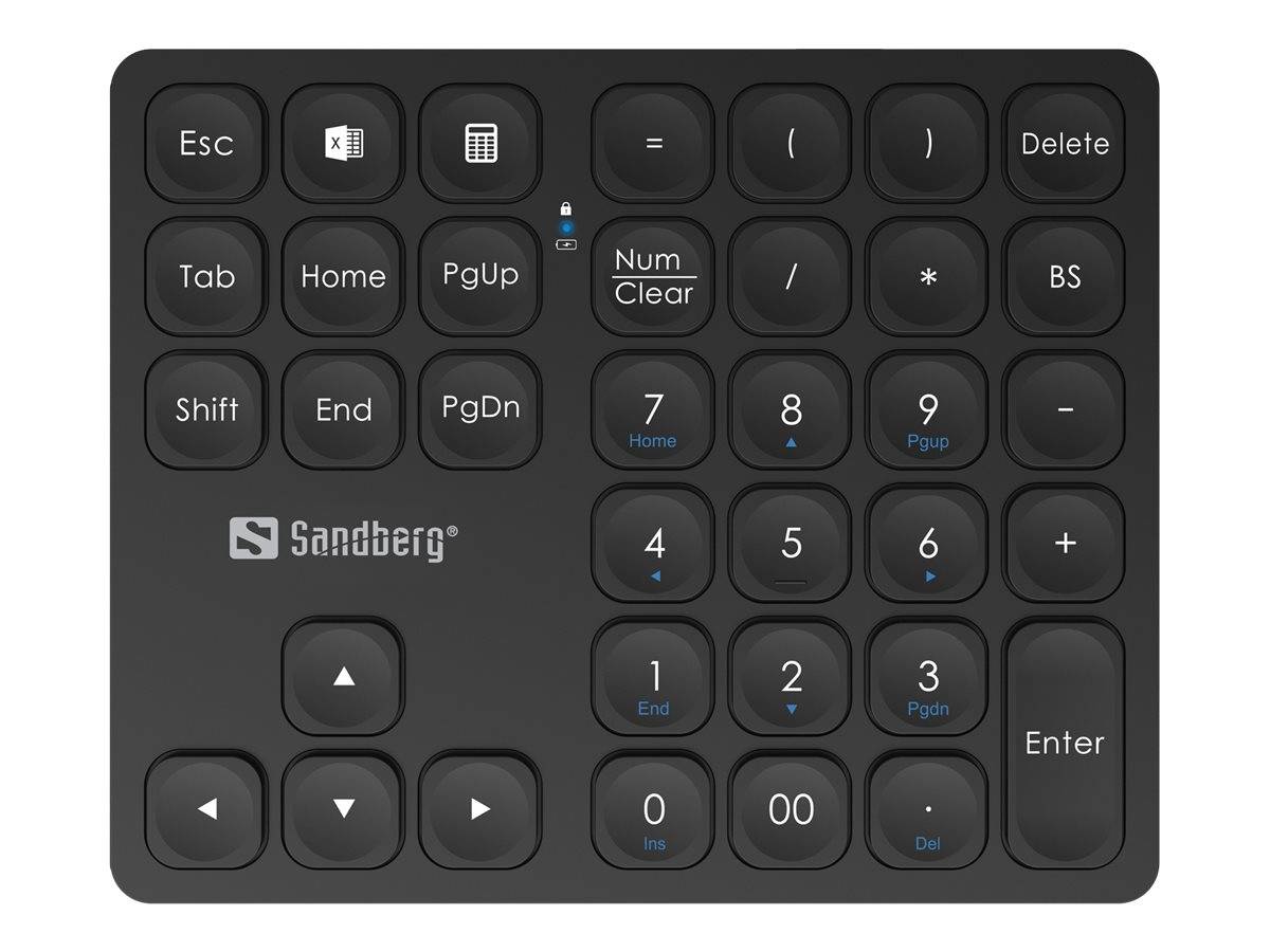 SANDBERG Pro - Tastenfeld - kabellos - 2.4 GHz - Keypad - Kabellos