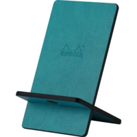 Rhodia Handyhalter italienischem Kunstleder 13x8x8,5 cm Pfaugrün 194420C Rhodia Handyhalter italienischem Kunstleder 13x8x8,5 cm Pfaugrün 194420C