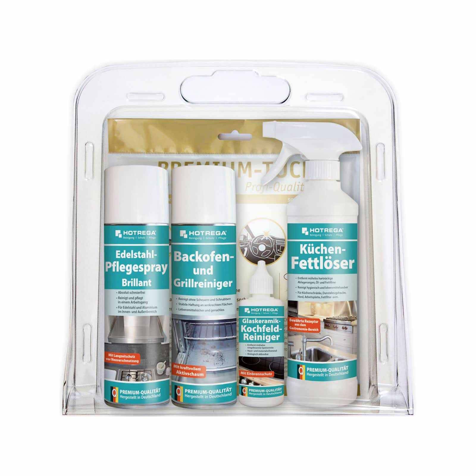 HOTREGA Küchen-Set Reinigung und Pflege Classic 5-teilig