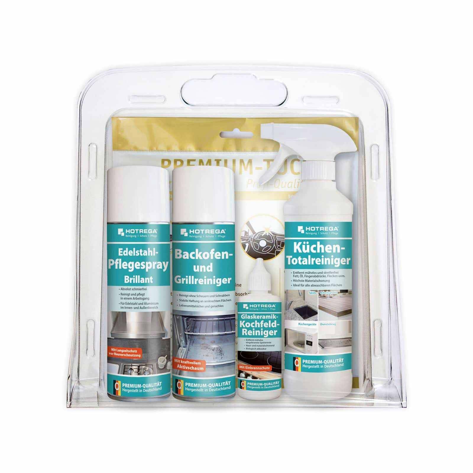 HOTREGA Küchen-Set Reinigung und Pflege Basic 5-teilig